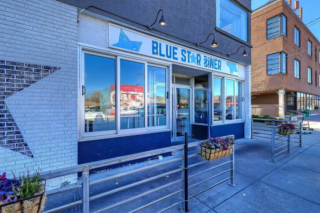 Blue Star Diner storefront near Renfrew